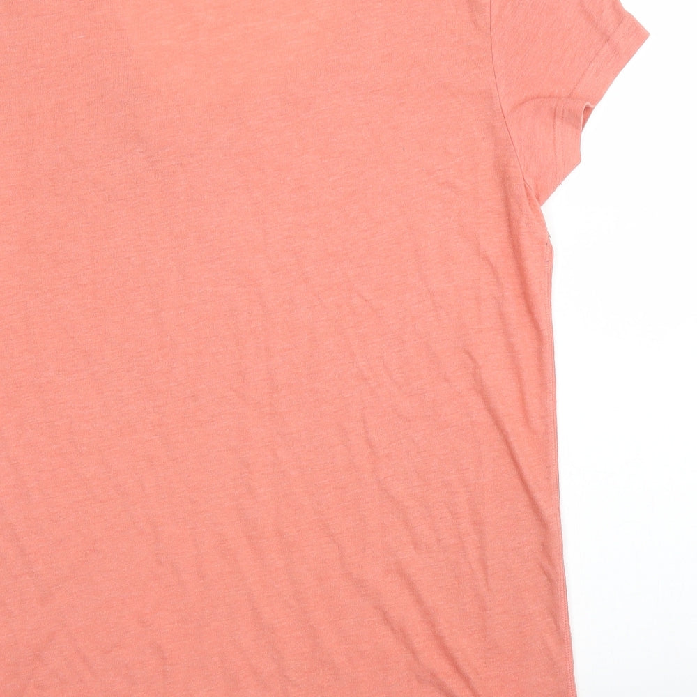Jack Wills Womens Pink Basic T-Shirt Size 4