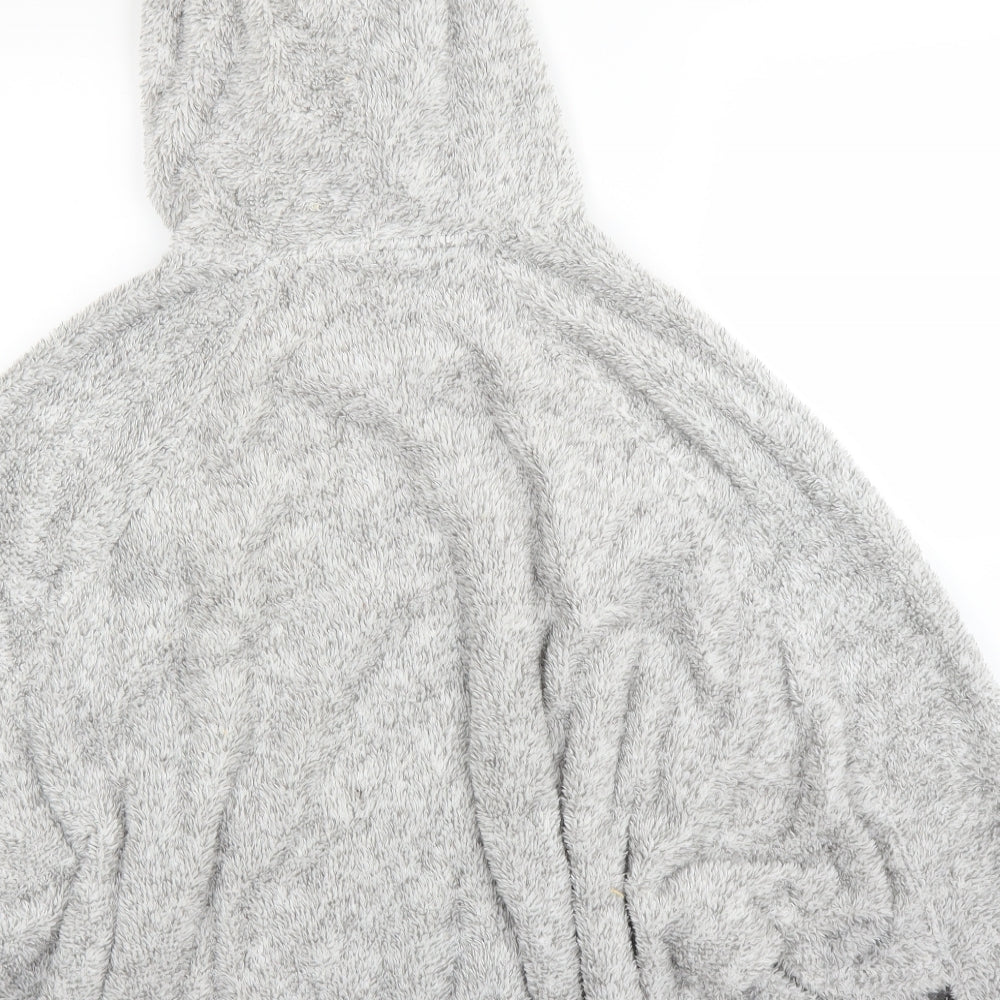 Feel Fabulous Womens Grey Cardigan Jumper Size 10 - Poncho