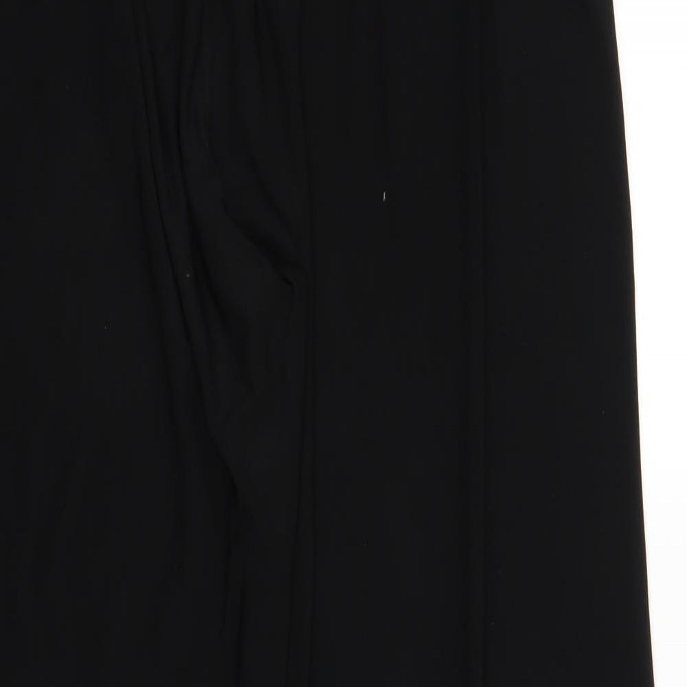 Preworn Womens Black Capri Trousers Size XL L23 in