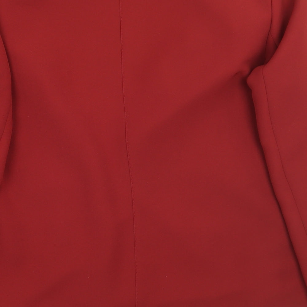 Peaspectiva Womens Red Jacket Coat Size 14