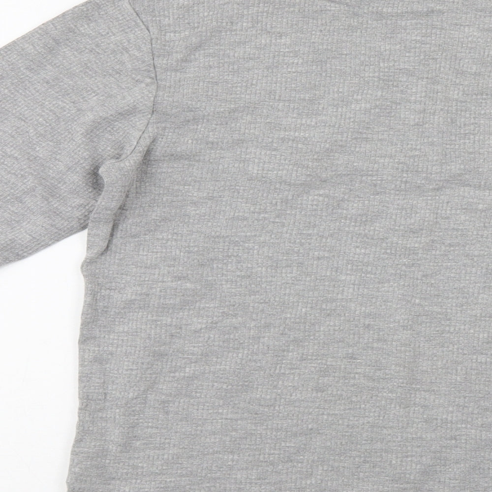 George Mens Grey Pullover Jumper Size M