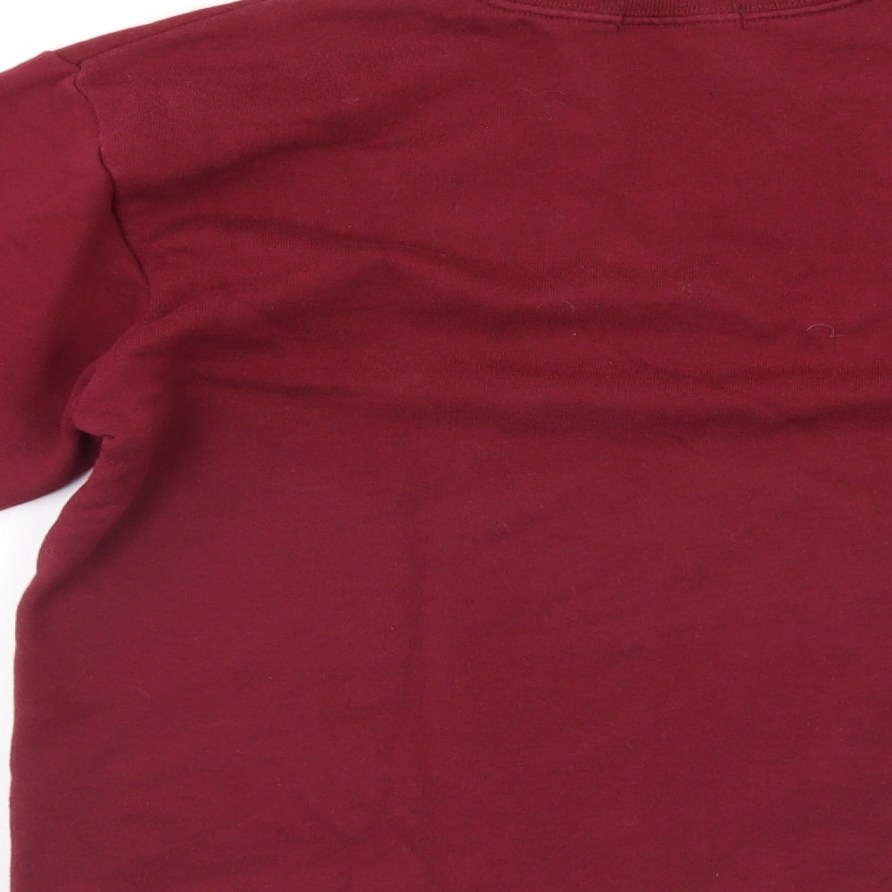 George Boys Red Pullover Sweatshirt Size 11-12 Years