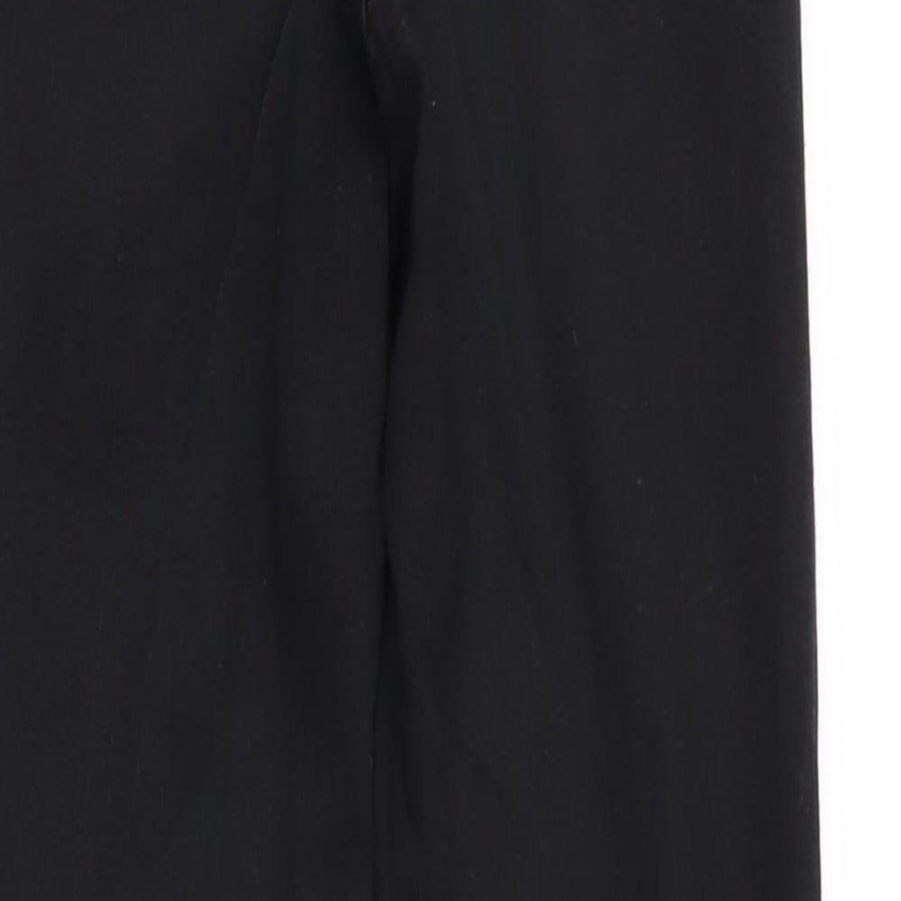 Preworn Mens Black Straight Jeans Size S L30 in