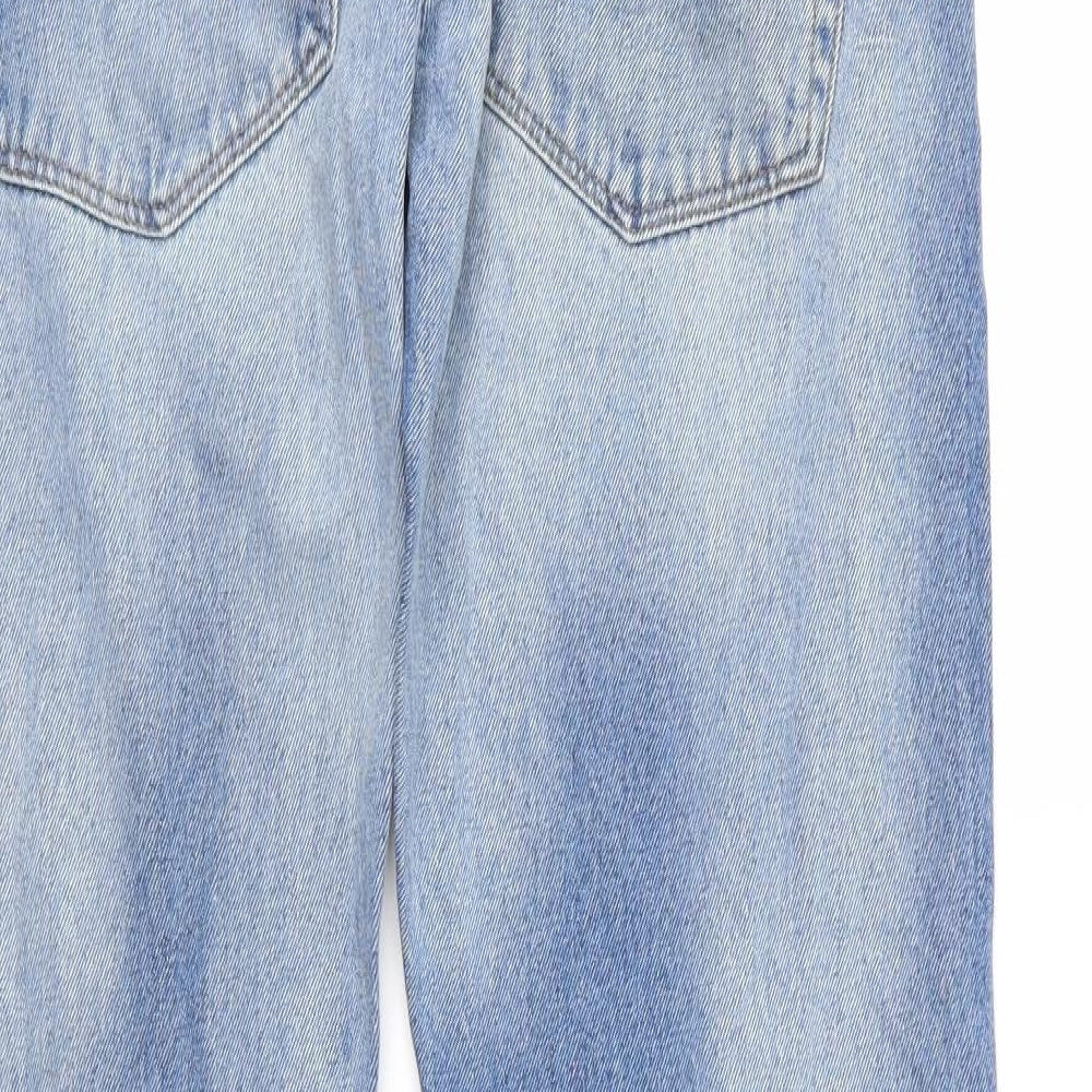 Preworn Womens Blue Straight Jeans Size 23 in L32 in