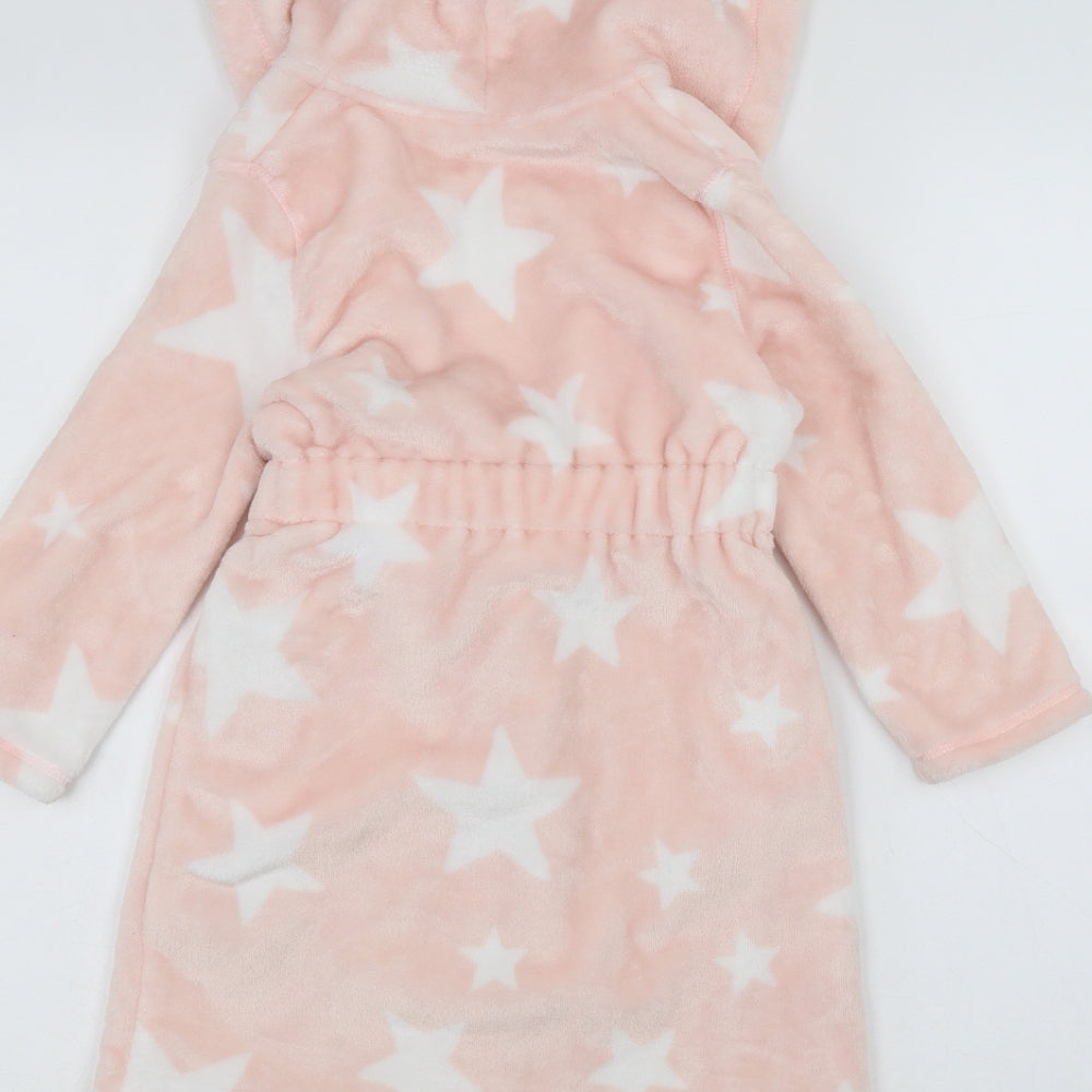 Marks & Spencer Girls Pink Solid Cami One Piece Size 3-4 Years