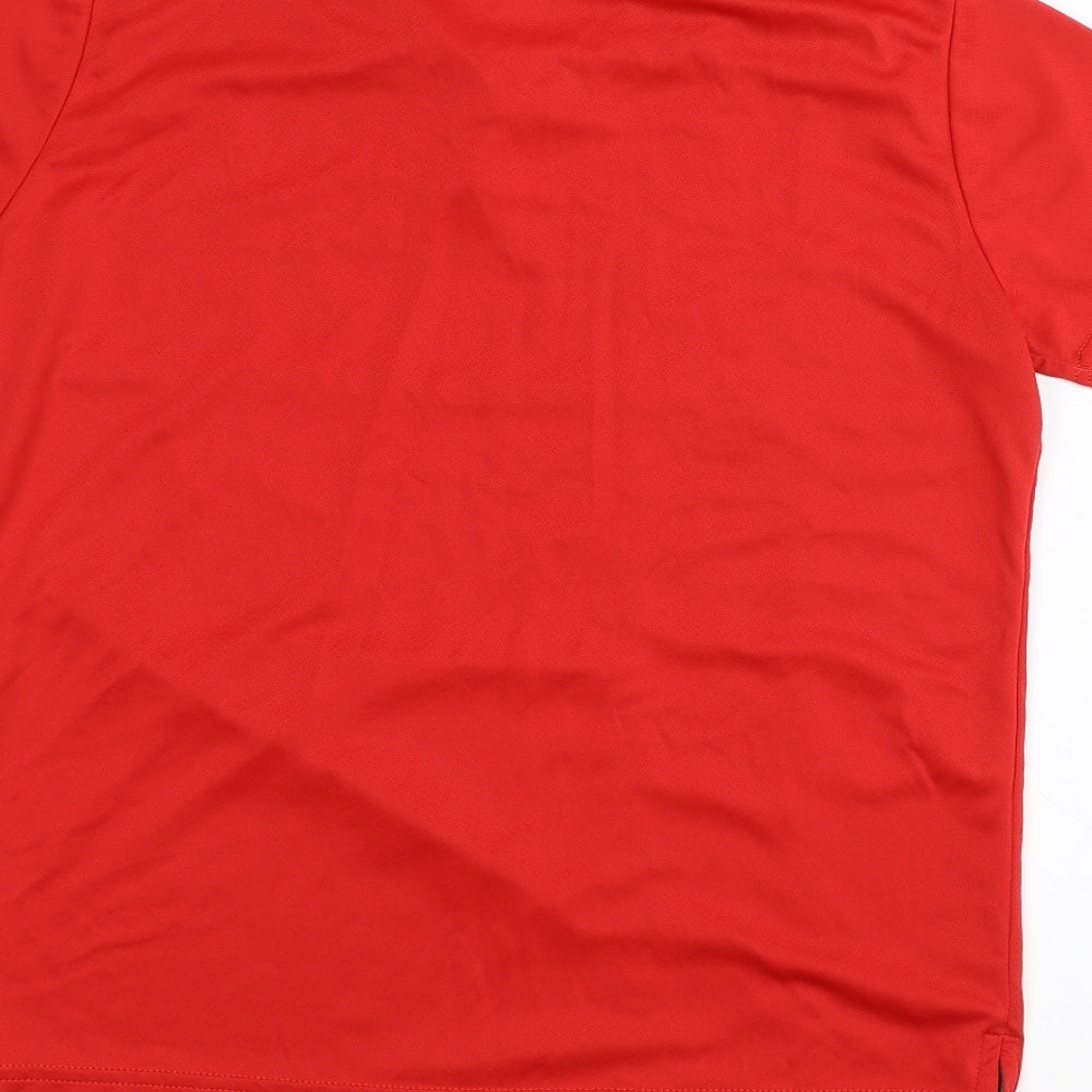 errea Mens Red T-Shirt Size S
