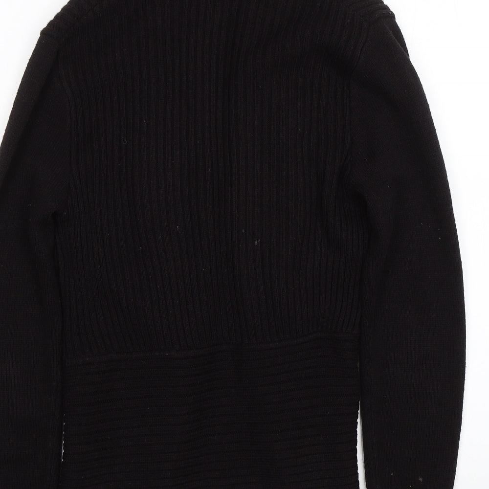 H&M Womens Black Cardigan Jumper Size S