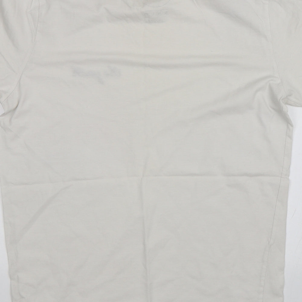Native Youth Womens White Basic T-Shirt Size M