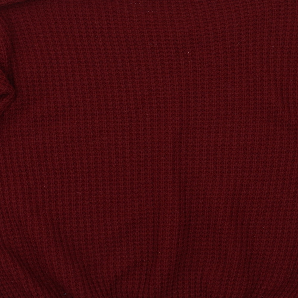 Cloak Womens Red Shrug Jumper Size M