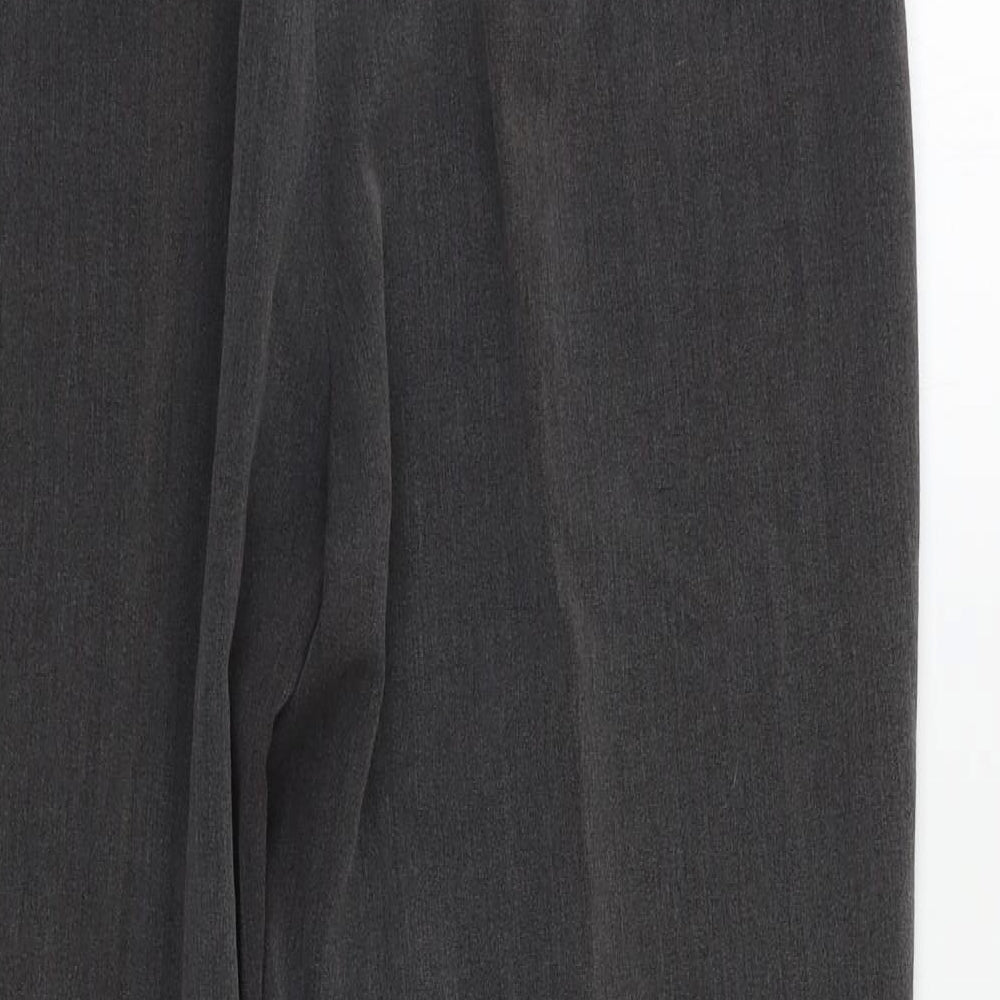 CMD Womens Grey Dress Pants Trousers Size 14 L25 in