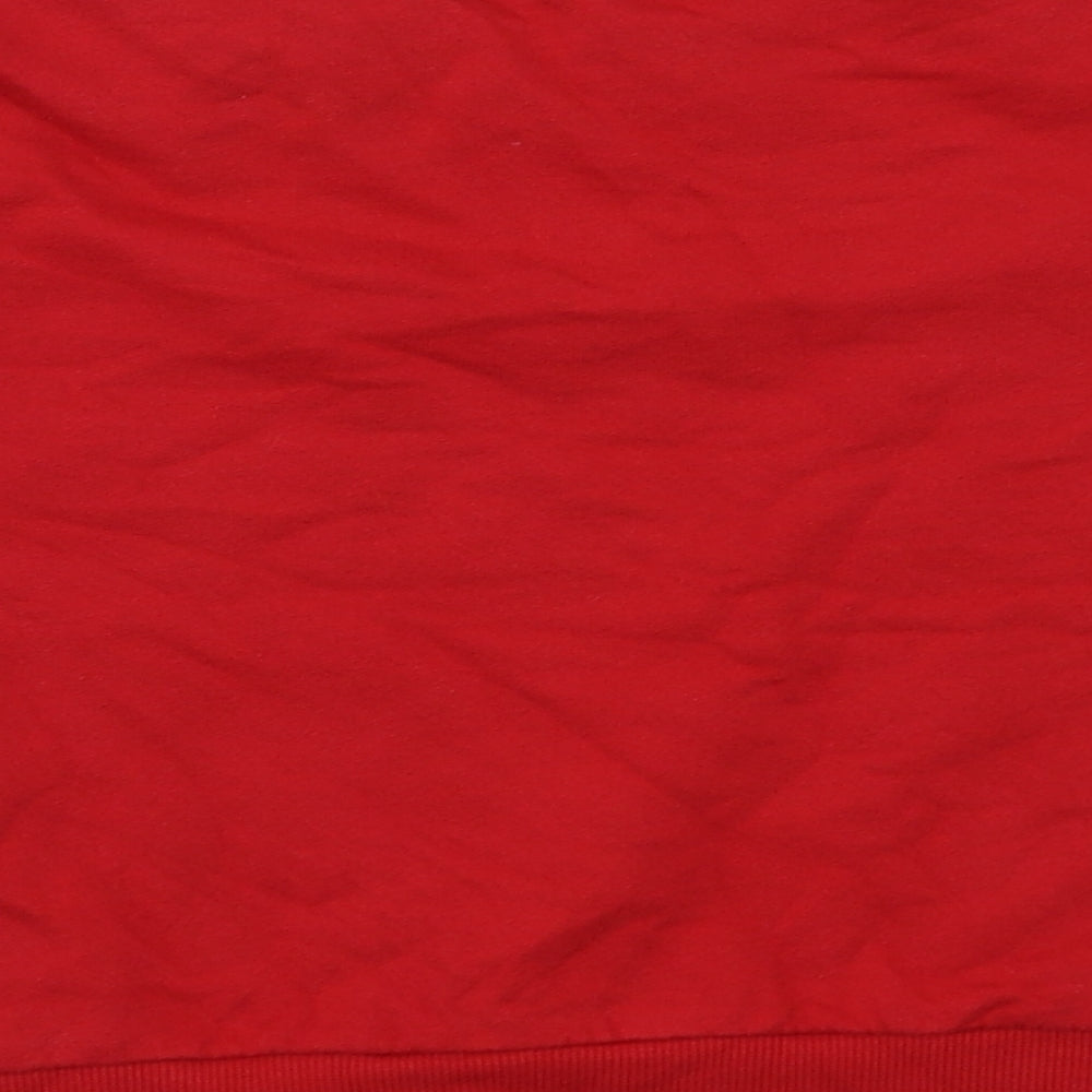 M&Co Girls Red Pullover Sweatshirt Size 11 Years