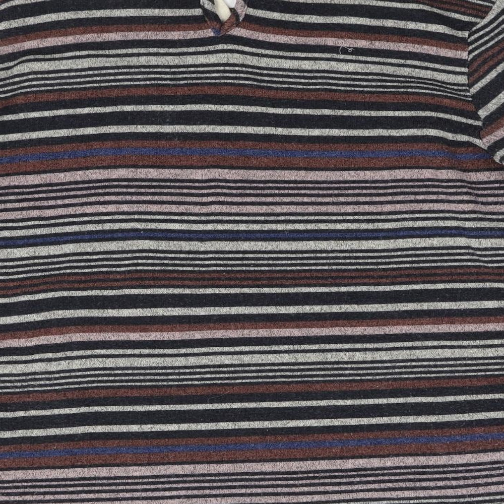 Faith And Joy Womens Multicoloured Striped Pullover Jumper Size XL