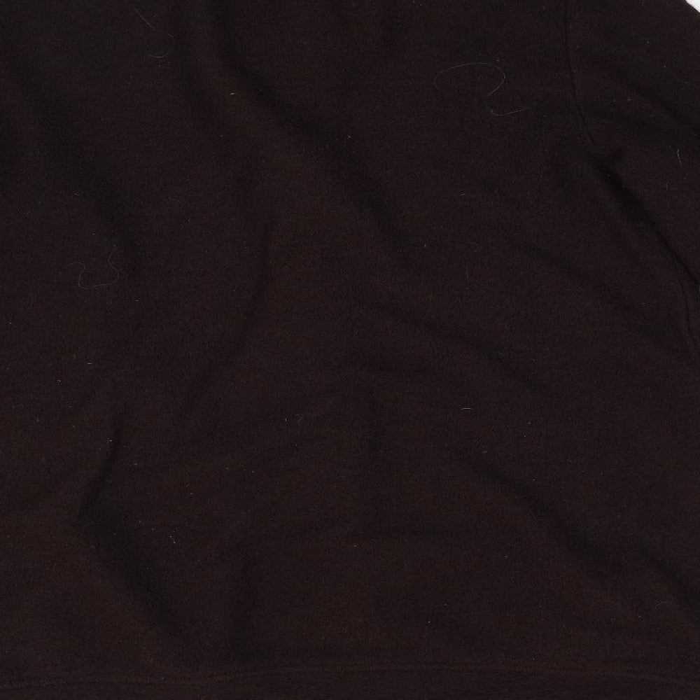 Zara Womens Brown Overcoat Coat Size L