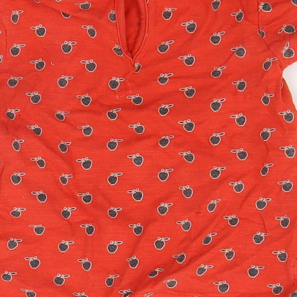 NEXT Girls Red Basic Blouse Size 3-6 Months