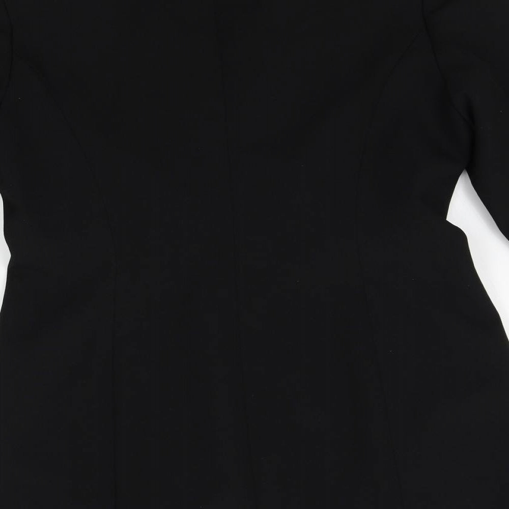 George Womens Black Jacket Blazer Size 10