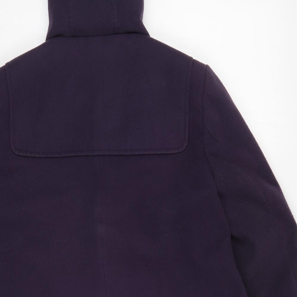 Dorothy Perkins Womens Purple Pea Coat Coat Size 12