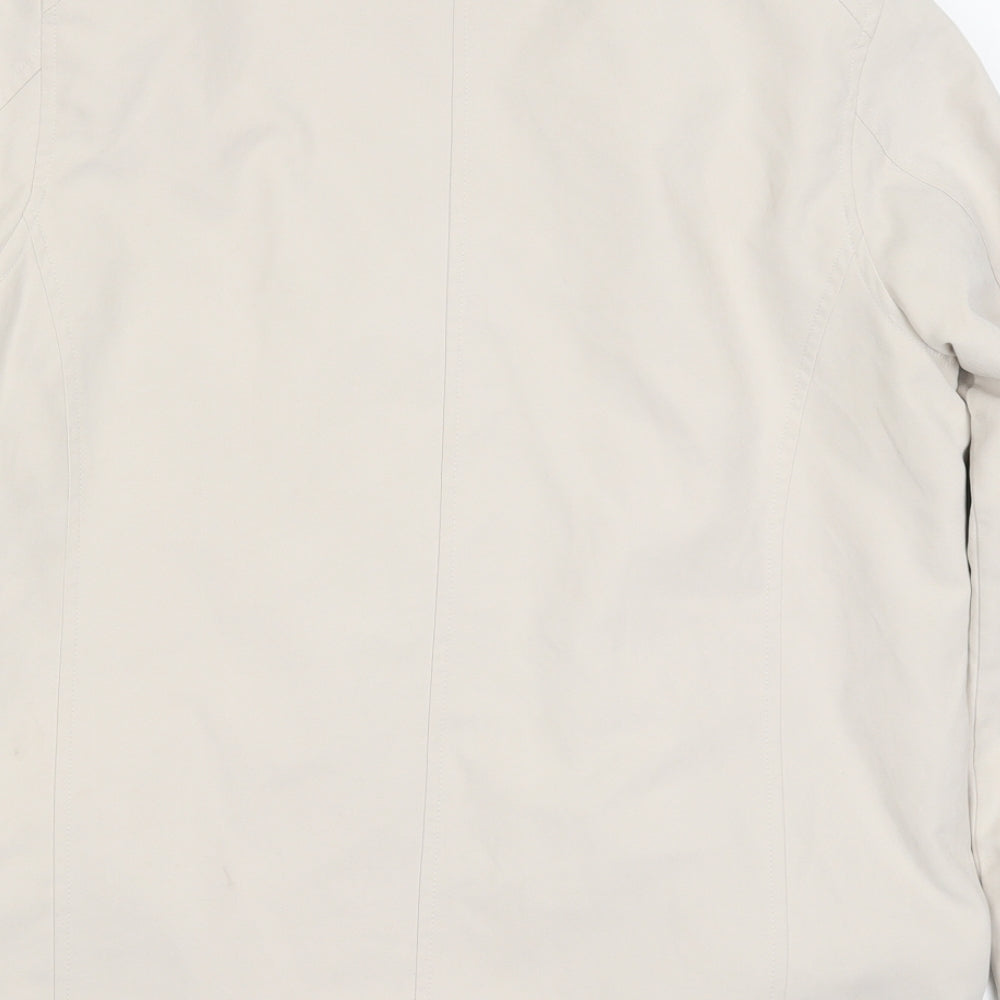 Joe Collection Womens Beige Jacket Coat Size 14