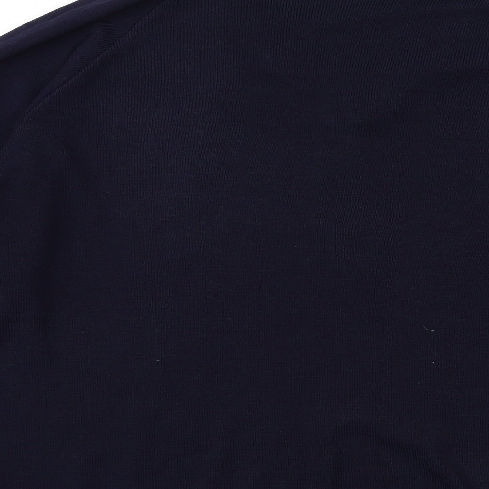 Michael Sehgal Mens Blue Knit Pullover Jumper Size XL