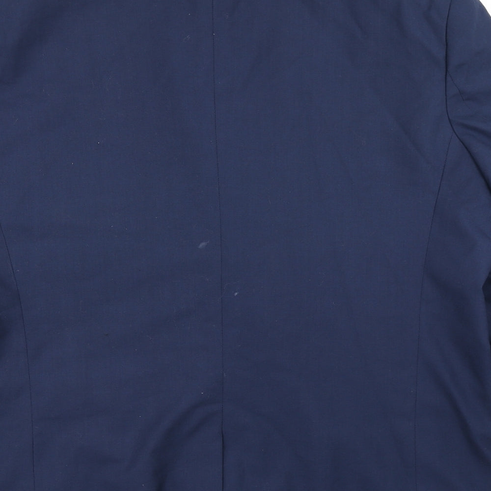SUIT Mens Blue Jacket Blazer Size 42