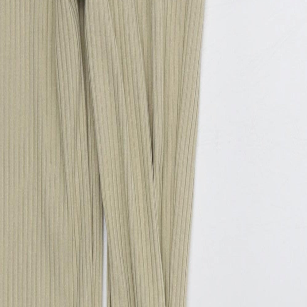 plouise Womens Beige Colourblock Jegging Leggings Size S L31 in