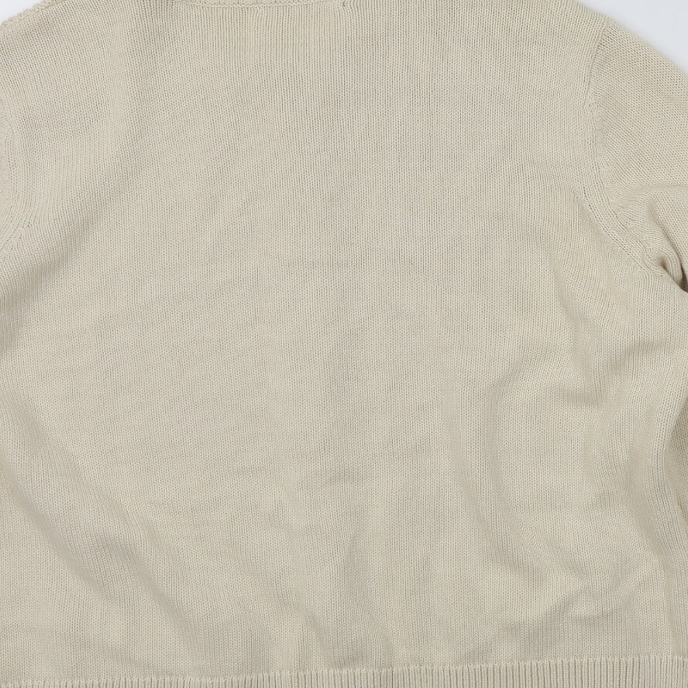Bonmarché Womens Beige Cardigan Jumper Size L