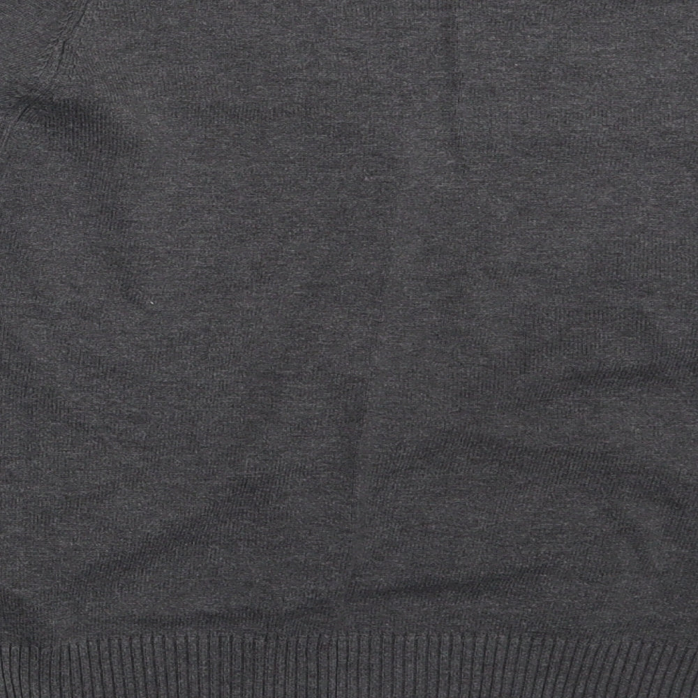 Tru Tex Mens Grey Pullover Jumper Size S