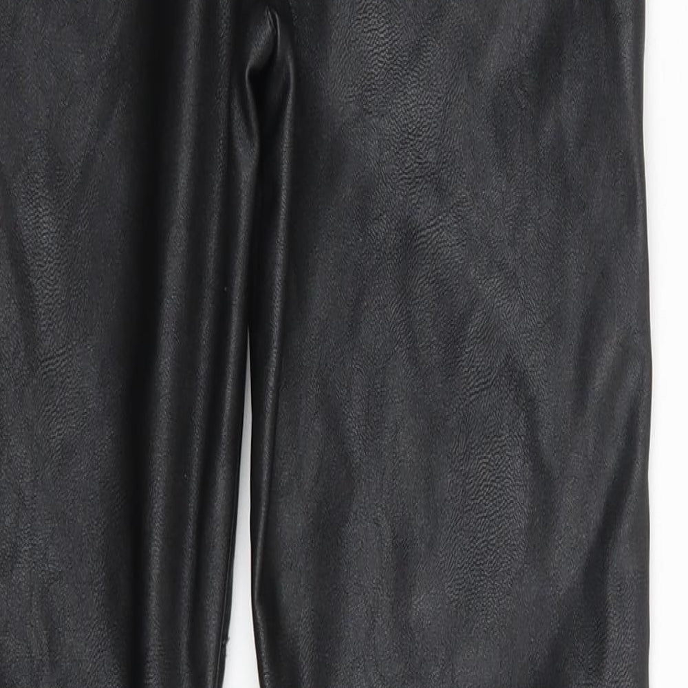 H&M Girls Black Jegging Trousers Size 10-11 Years