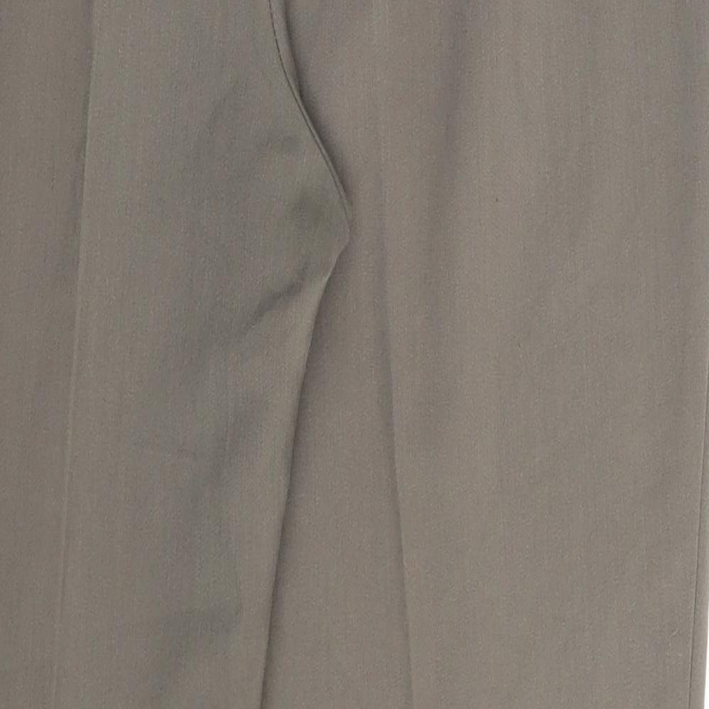 Bonmarché Womens Beige Dress Pants Trousers Size 14 L25 in