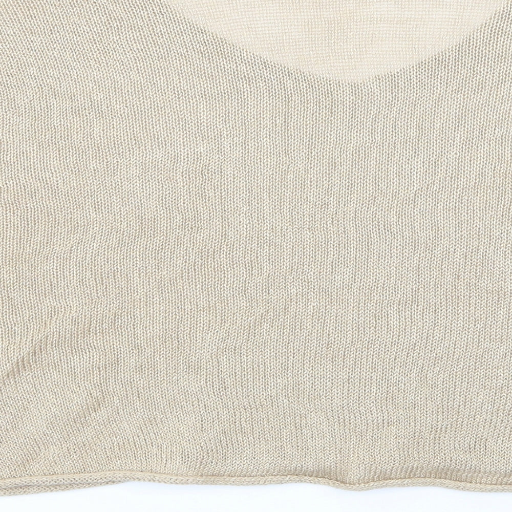H&M Womens Beige Pullover Jumper Size M
