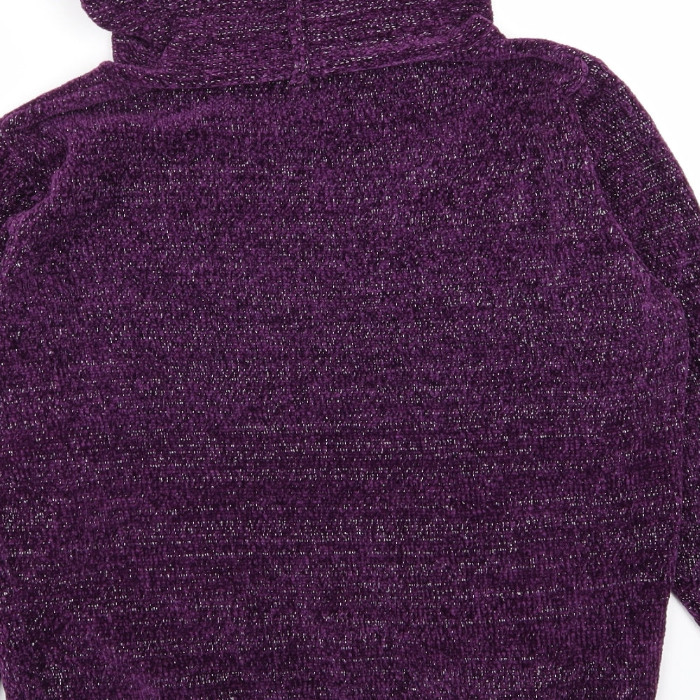 anna rose Womens Purple Pullover Jumper Size L