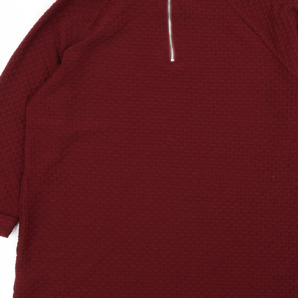 Papaya Womens Red Fit & Flare Size 14