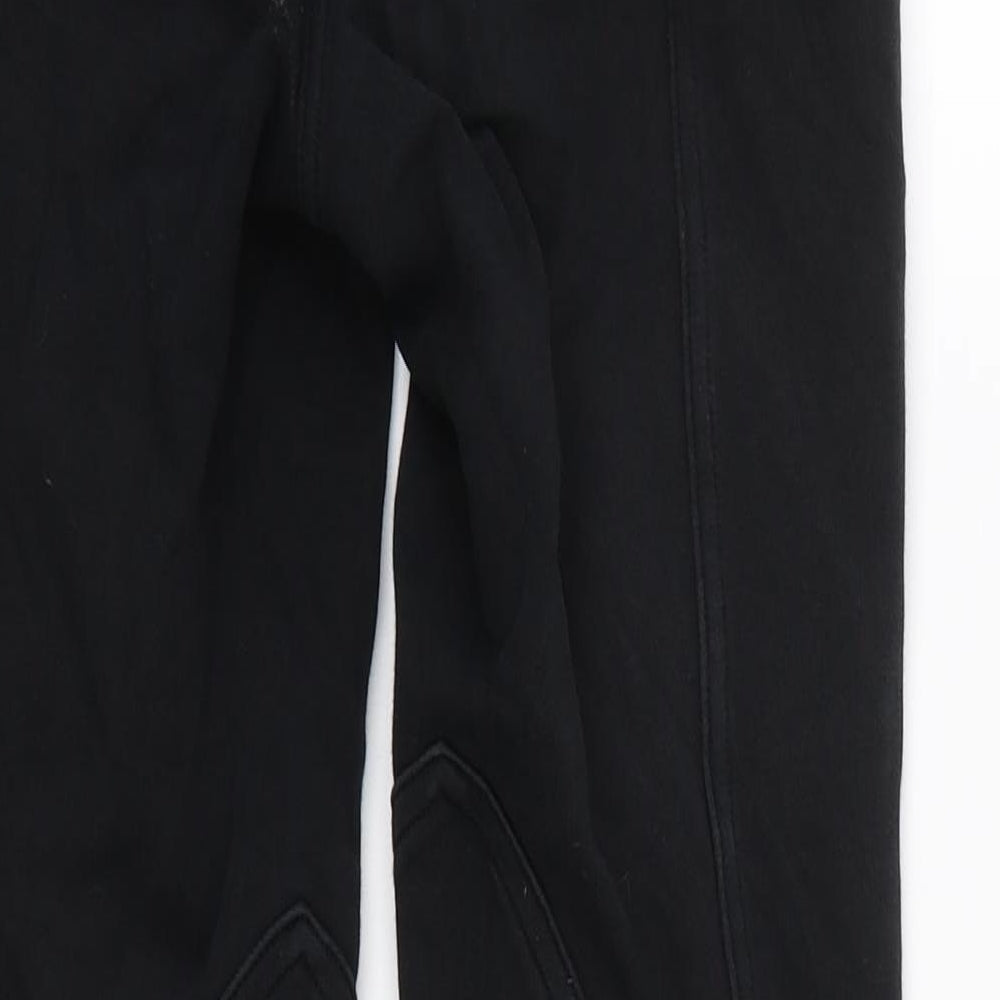Foyganza Womens Black Compression Leggings Size L L24 in