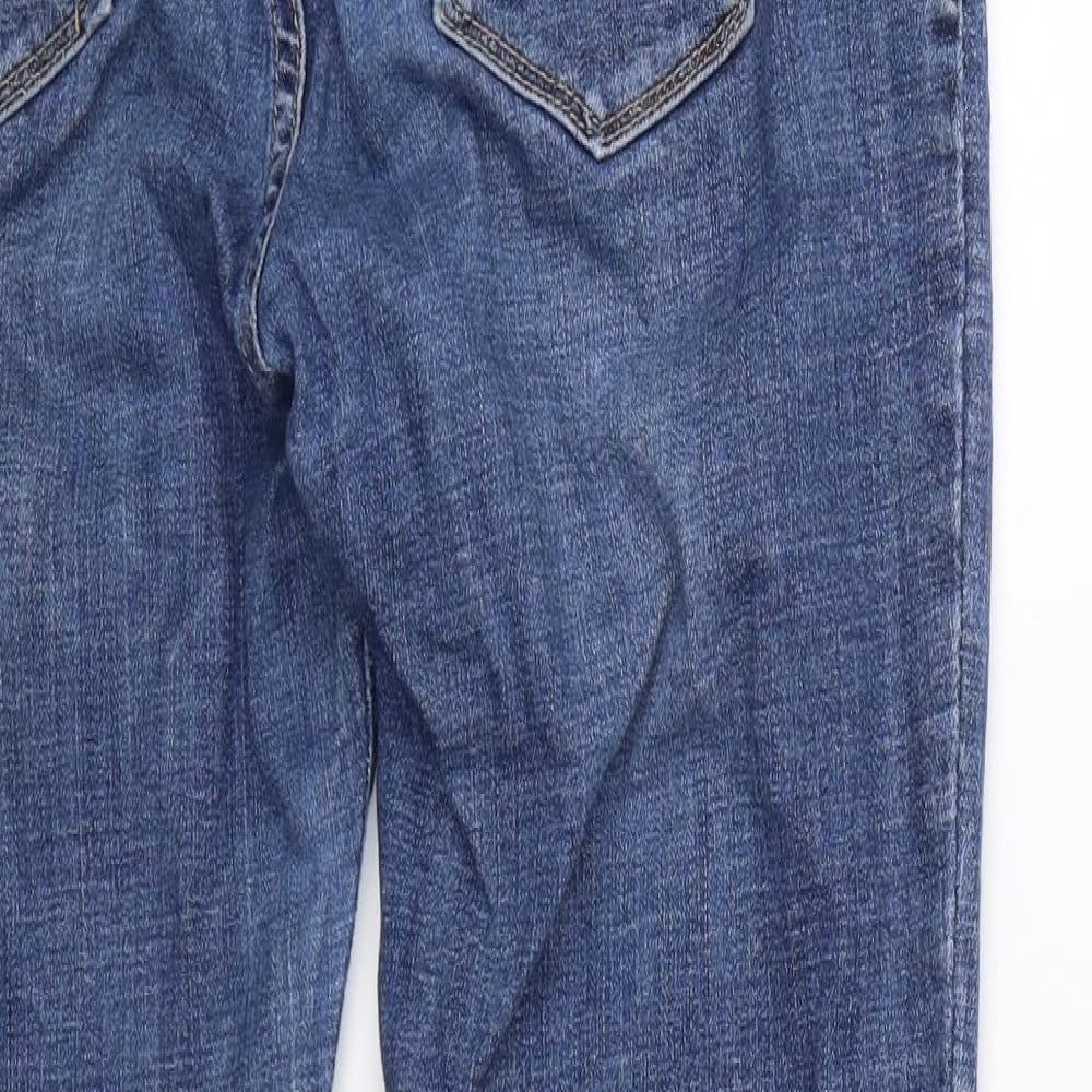 Aitoo Suxi Womens Blue Denim Straight Jeans Size L L24 in