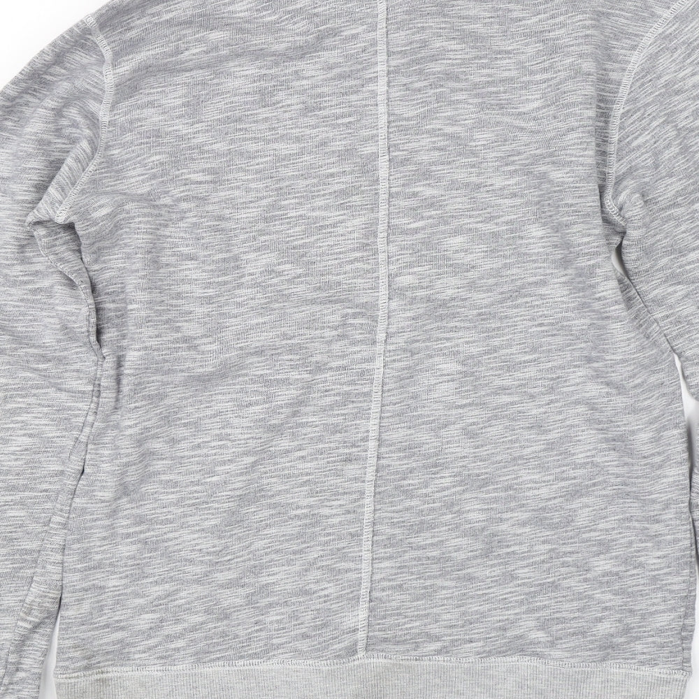 Friend or Faux Mens Grey Pullover Sweatshirt Size S