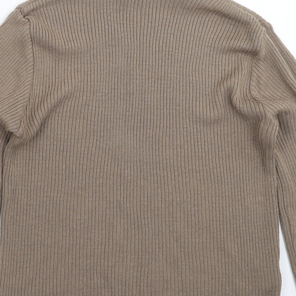 Preworn Womens Grey Knit Pullover Jumper Size S