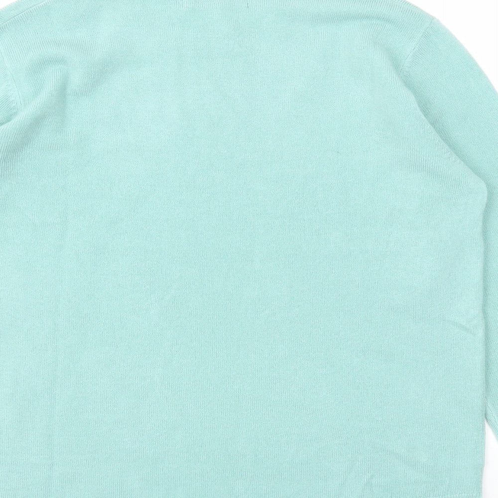 Marks & Spencer Womens Blue Pullover Jumper Size 12