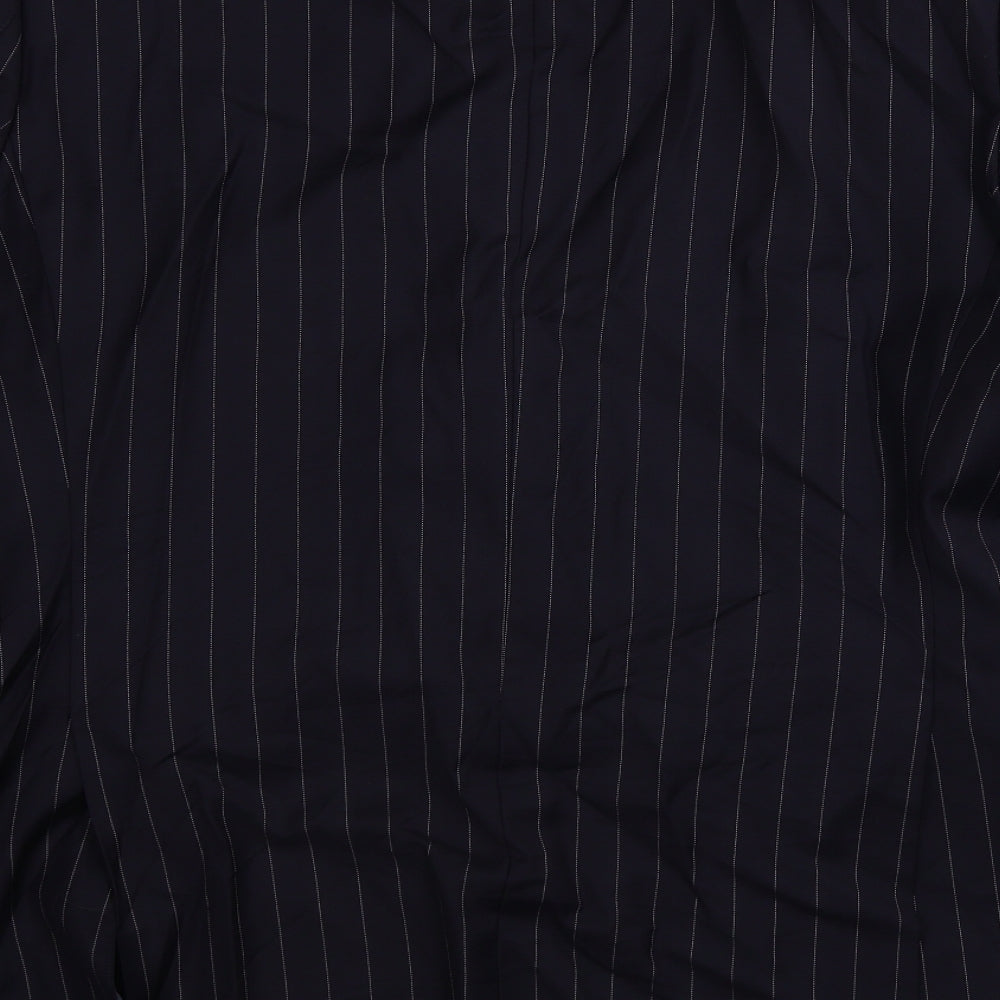 SW England Mens Blue Striped Jacket Blazer Size 42