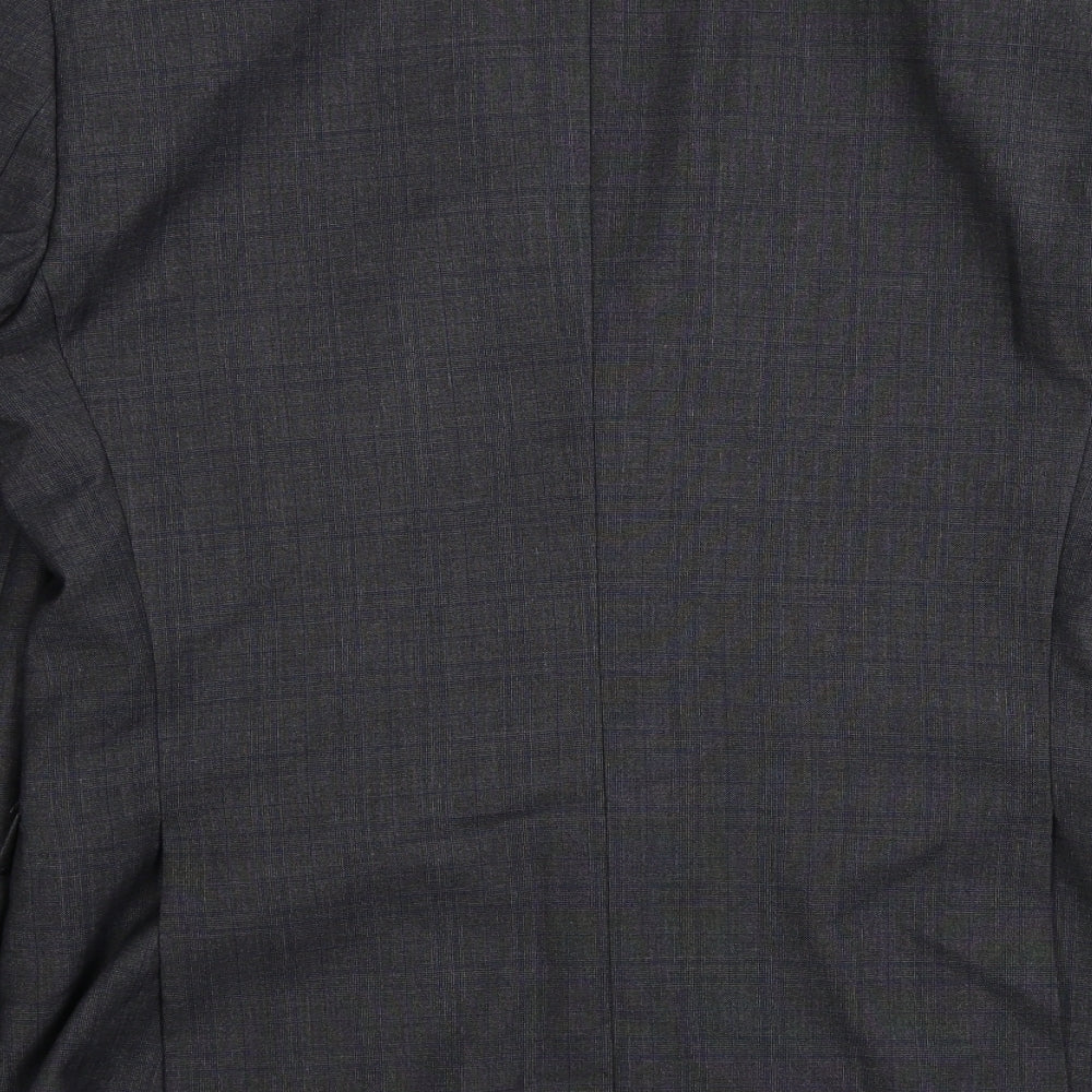 ONESIX5IVE5ive Mens Grey Jacket Blazer Size 42