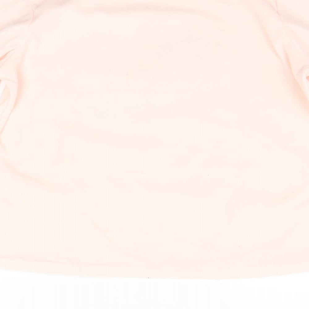 George Womens Pink Solid Top Pyjama Top Size 10 - Relax