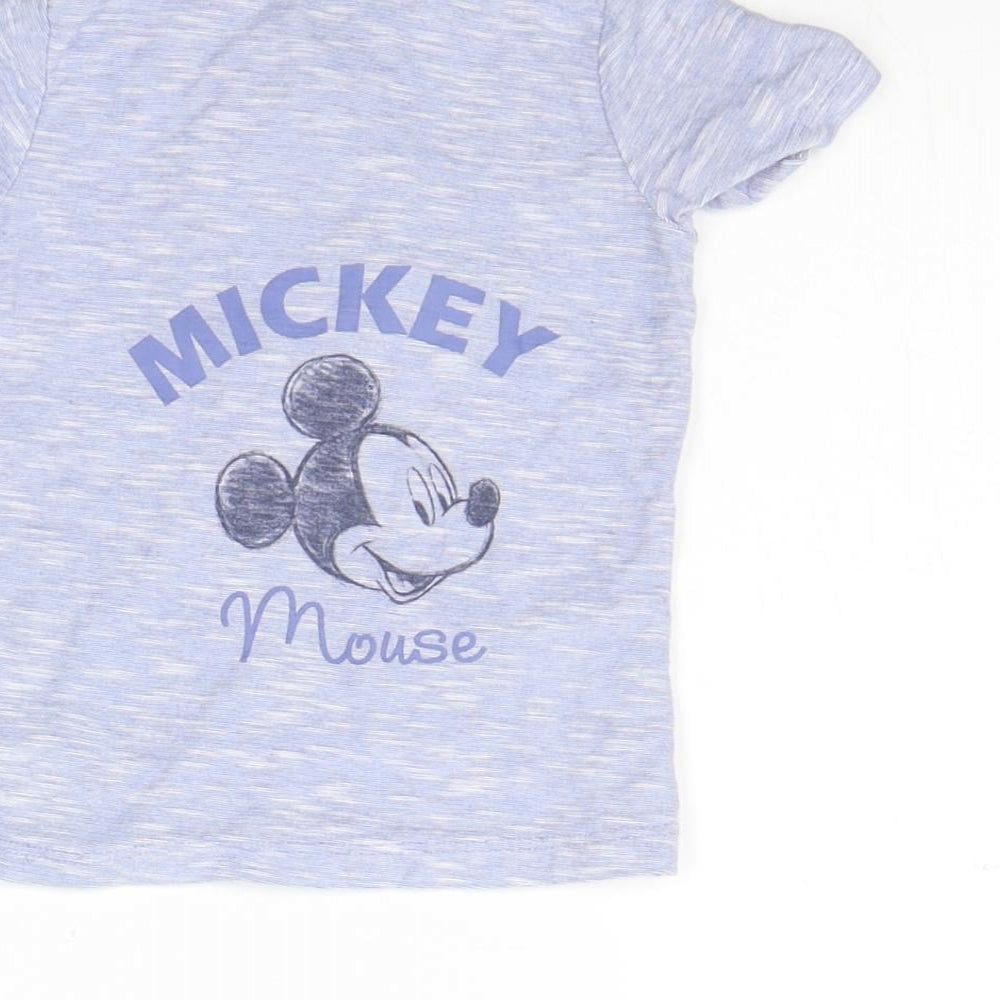 George Baby Blue Basic T-Shirt Size 6-9 Months - washable mark