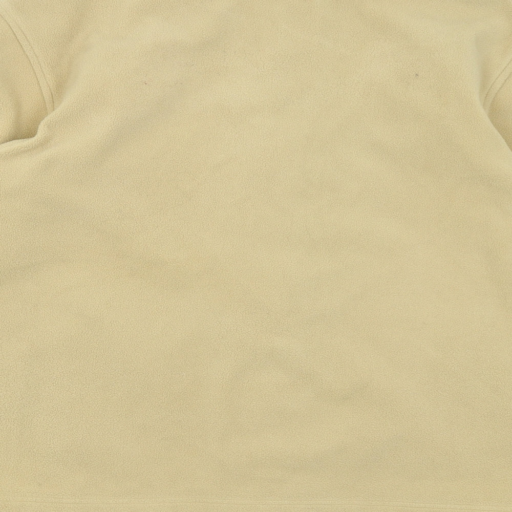 St Michael Womens Yellow Full Zip Jumper Size 14