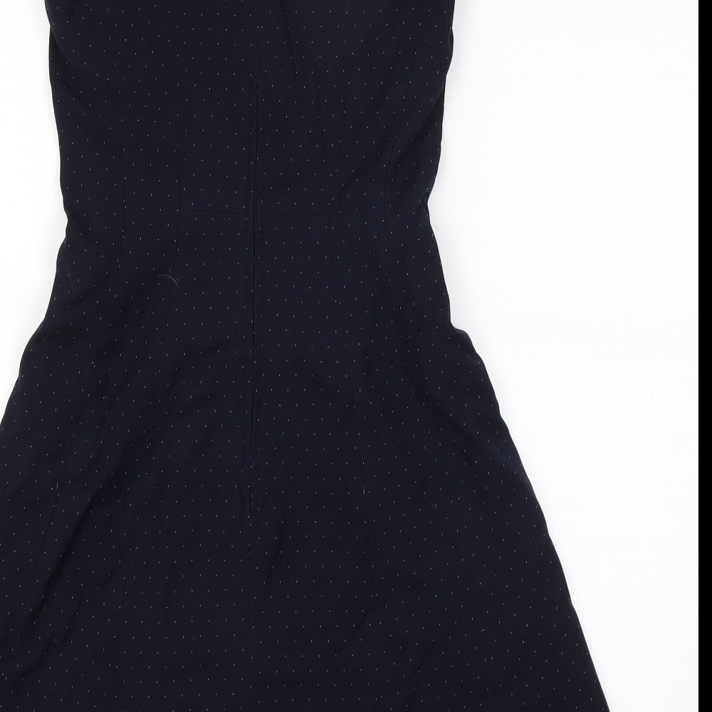 H&M Womens Blue Fit & Flare Size 10