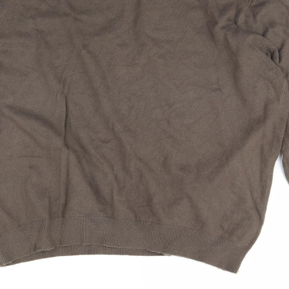 m&s Mens Brown Pullover Jumper Size L