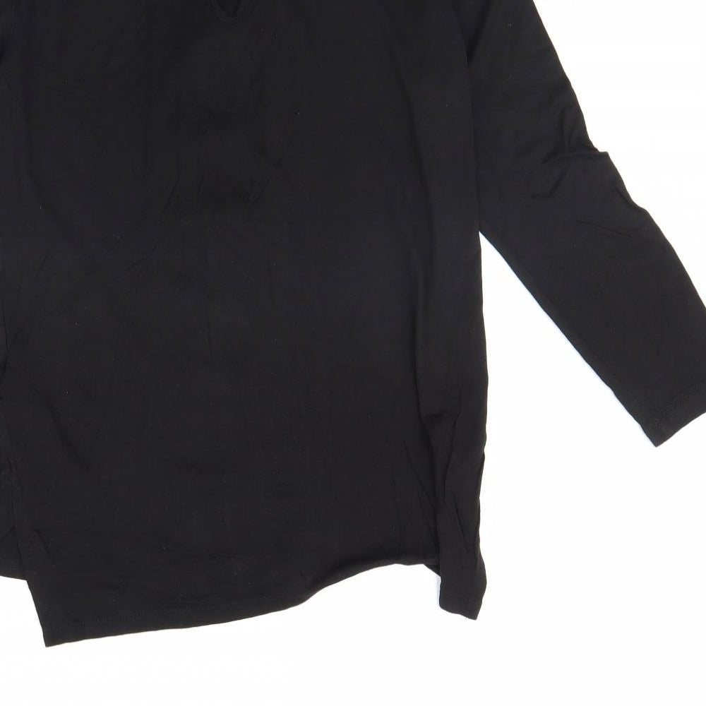 H&M Womens Black Basic Blouse Size XS