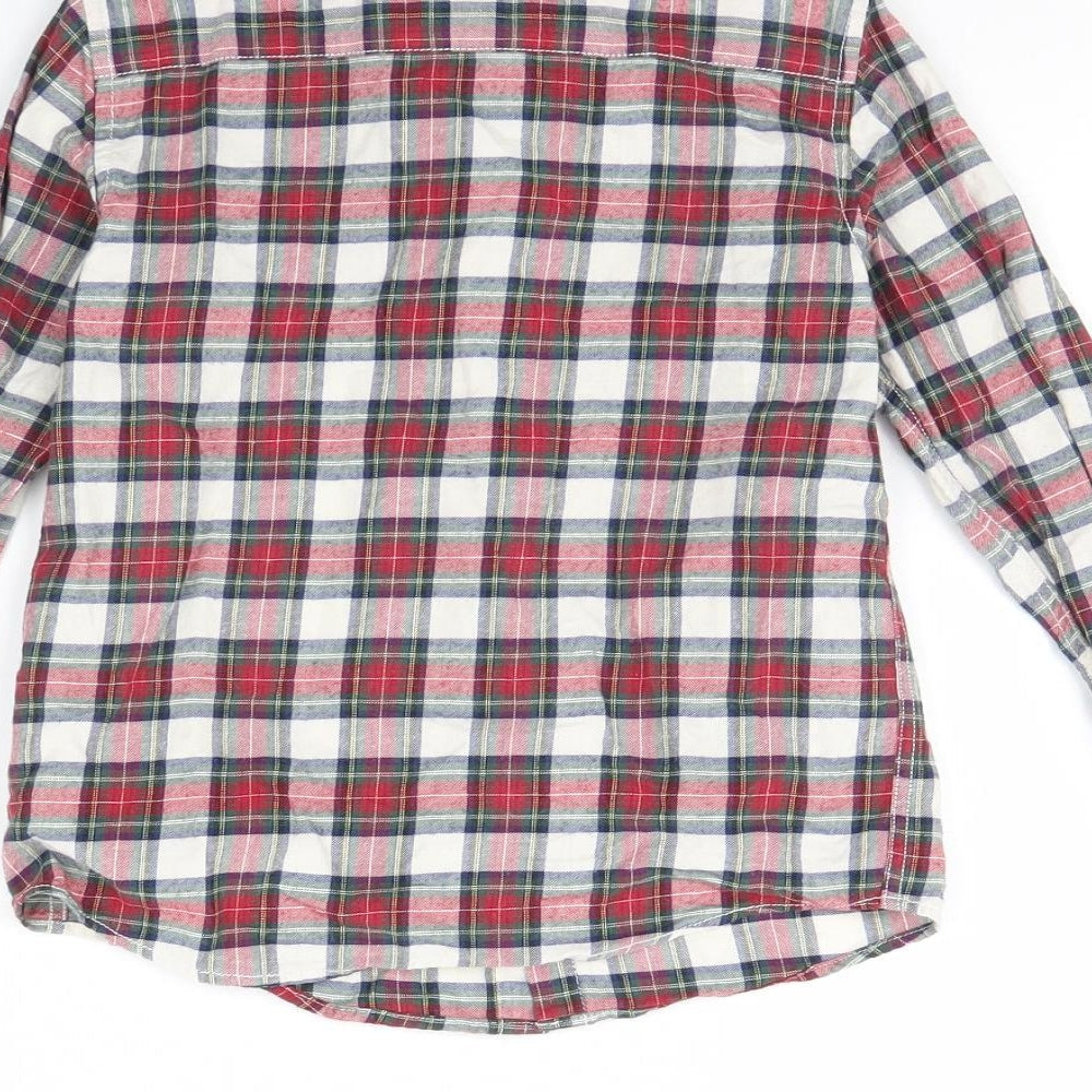 NEXT Boys Red Check Basic Button-Up Size 5 Years