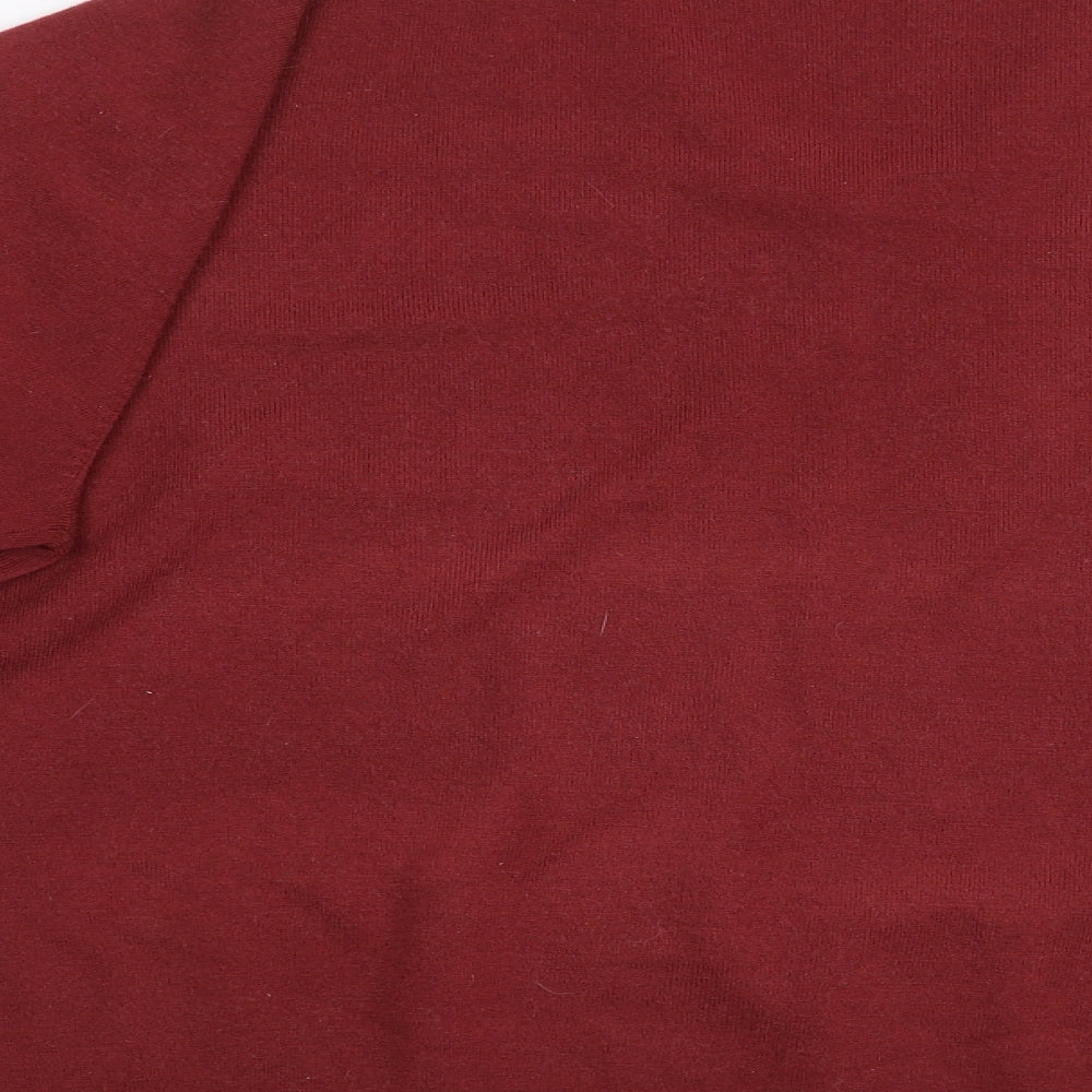 Mark Shale Mens Red Knit Pullover Sweatshirt Size 2XL