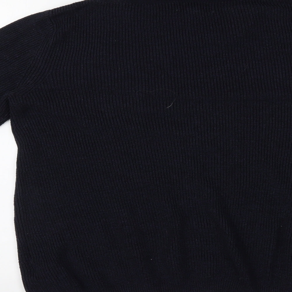 Monsoon Womens Blue Pullover Jumper Size S