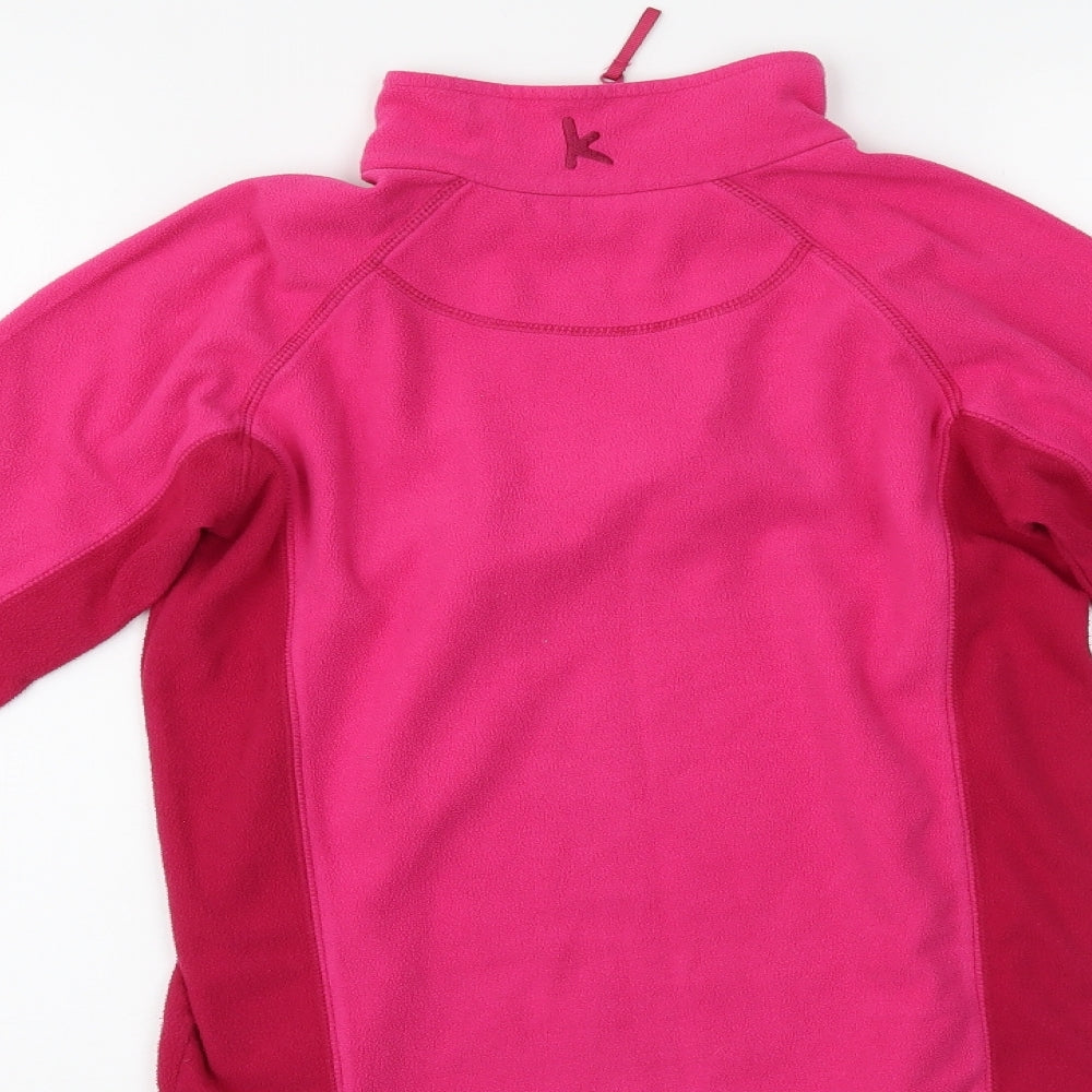 Mountain Life Girls Pink Henley Jumper Size 11-12 Years