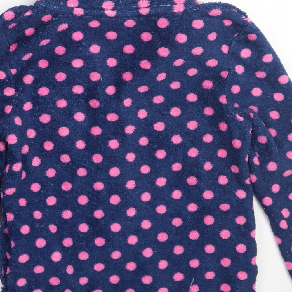 Disney Girls Blue Polka Dot Jacket Coatigan Size 8 Years