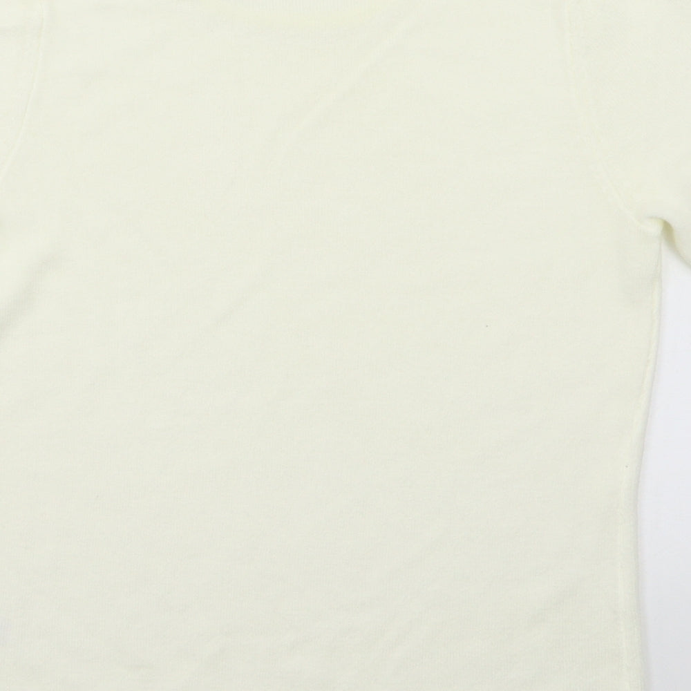 Bonmarché Womens Ivory Pullover Jumper Size S